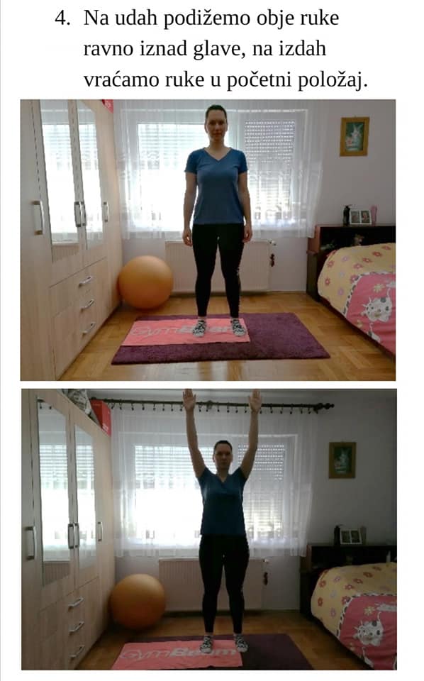 Vježba disanja korak 4