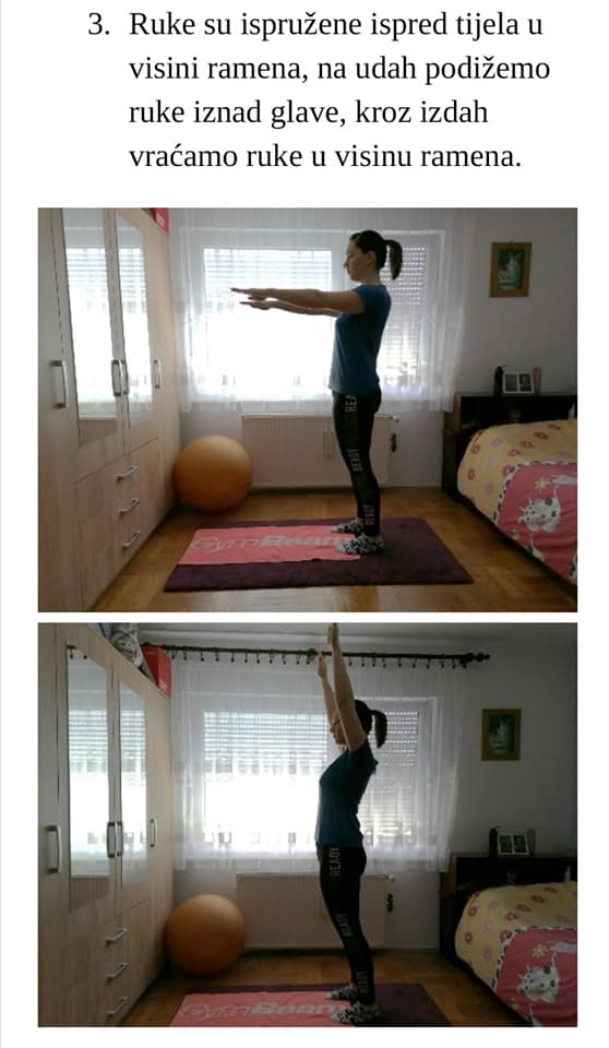 Vježba disanja korak 3