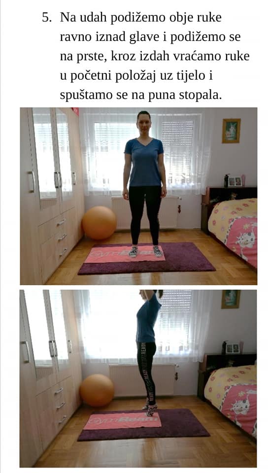 Vježba disanja korak 5