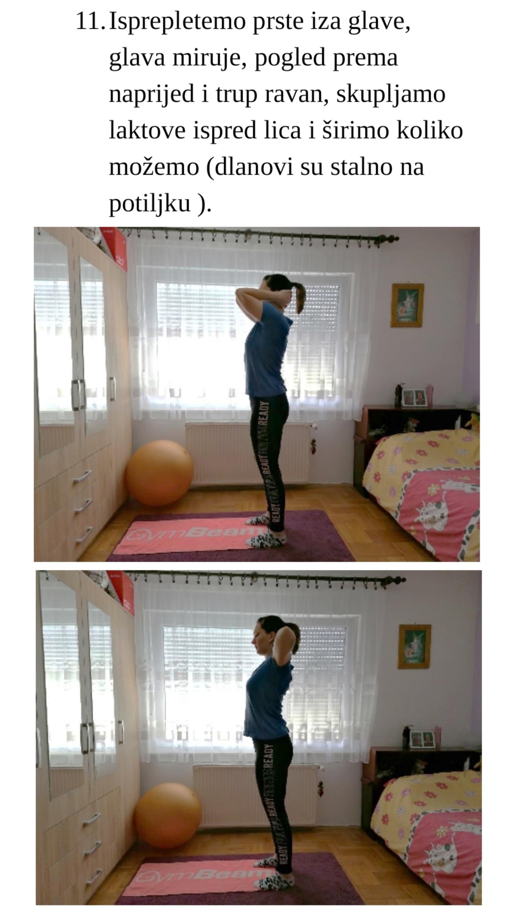 Vježbe za gornje ekstremitete korak 11