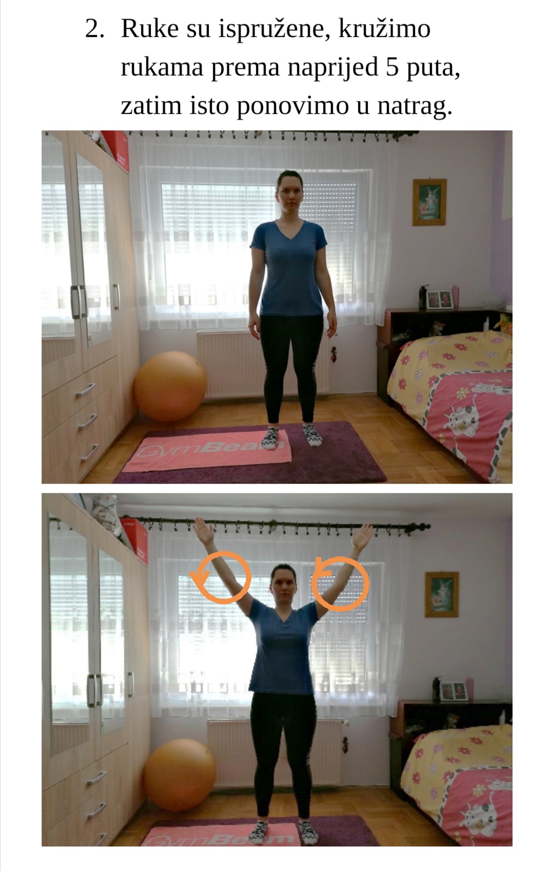Vježbe za gornje ekstremitete korak 2