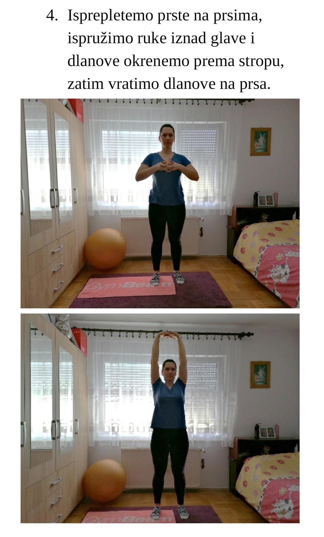 Vježbe za gornje ekstremitete korak 4