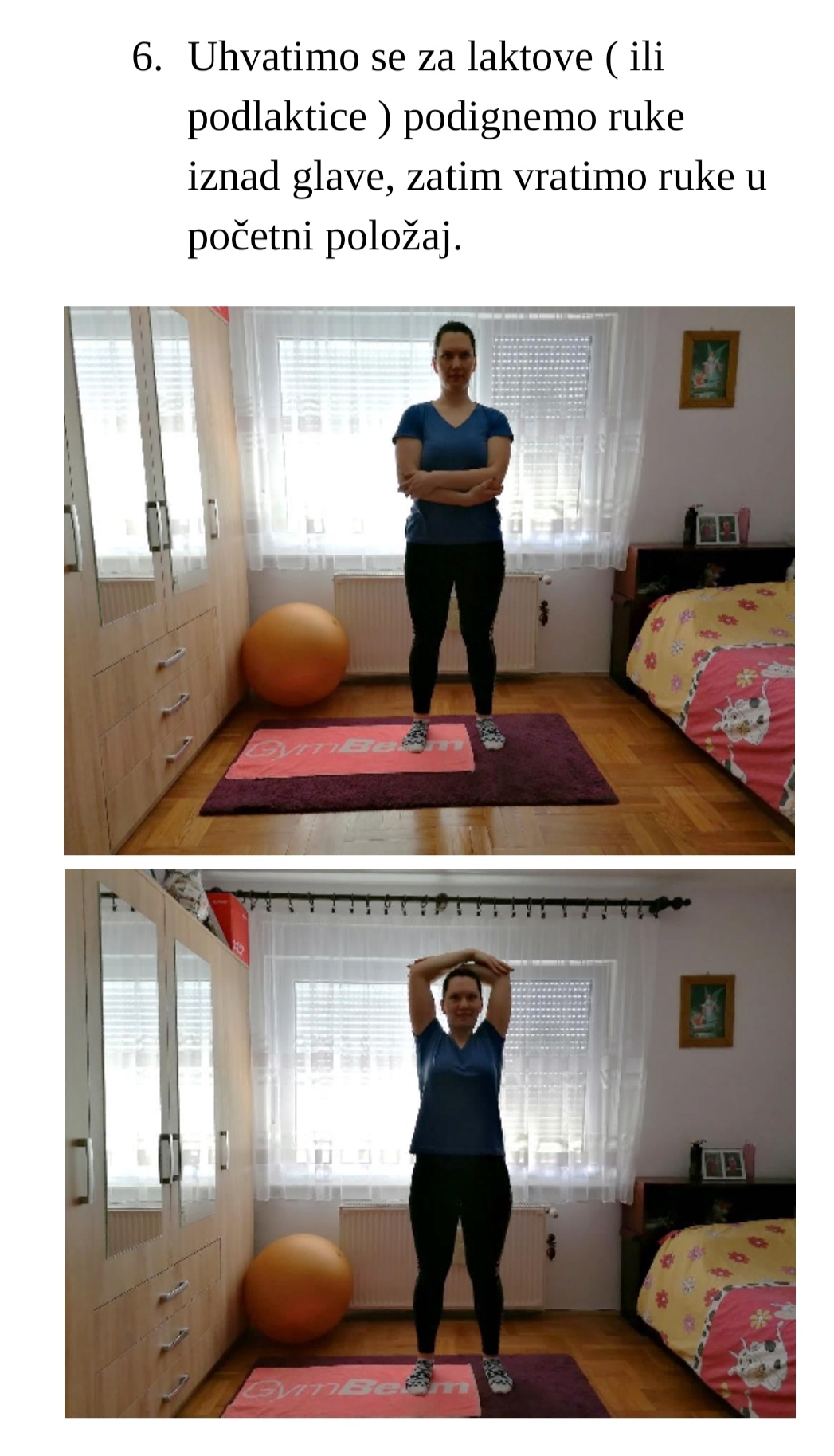 Vježbe za gornje ekstremitete korak 6