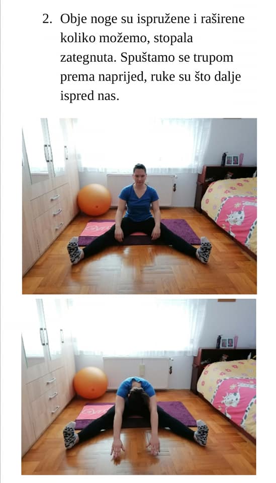 Vježba 1 istezanje - korak 2