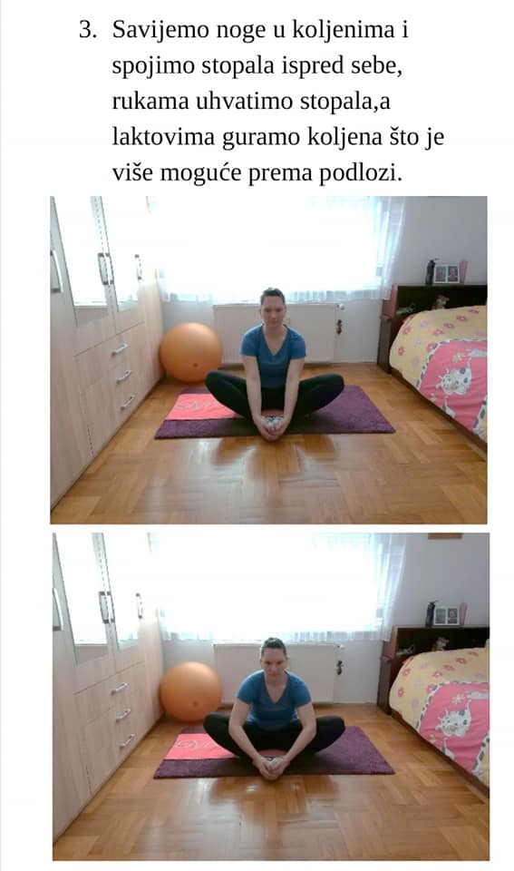 Vježba 1 istezanje - korak 3