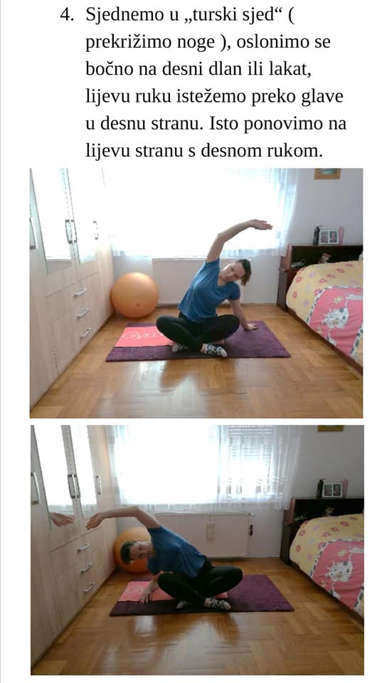 Vježba 1 istezanje - korak 4