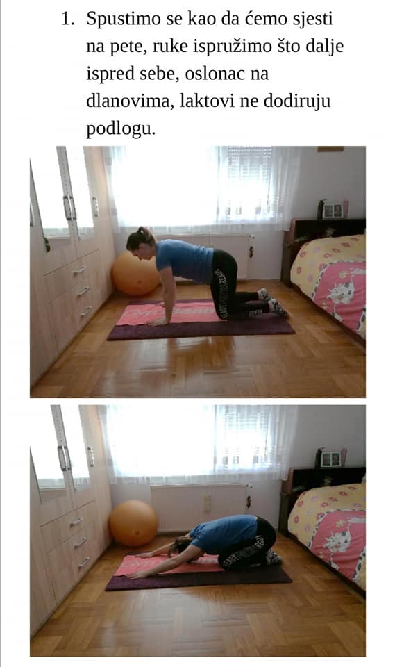 Vježba 2 istezanje - korak 1