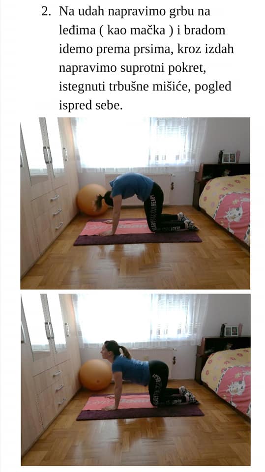 Vježba 2 istezanje - korak 2