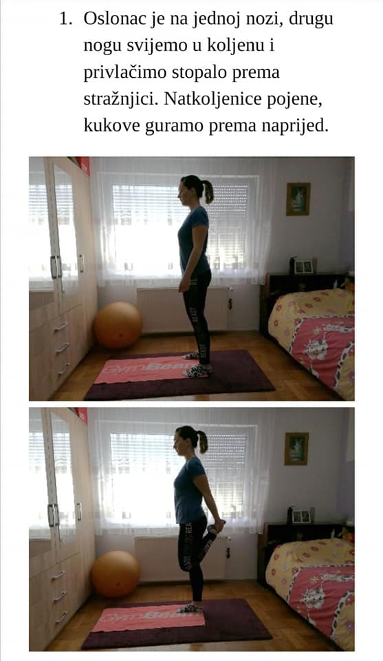 Vježba 3 istezanje - korak 1