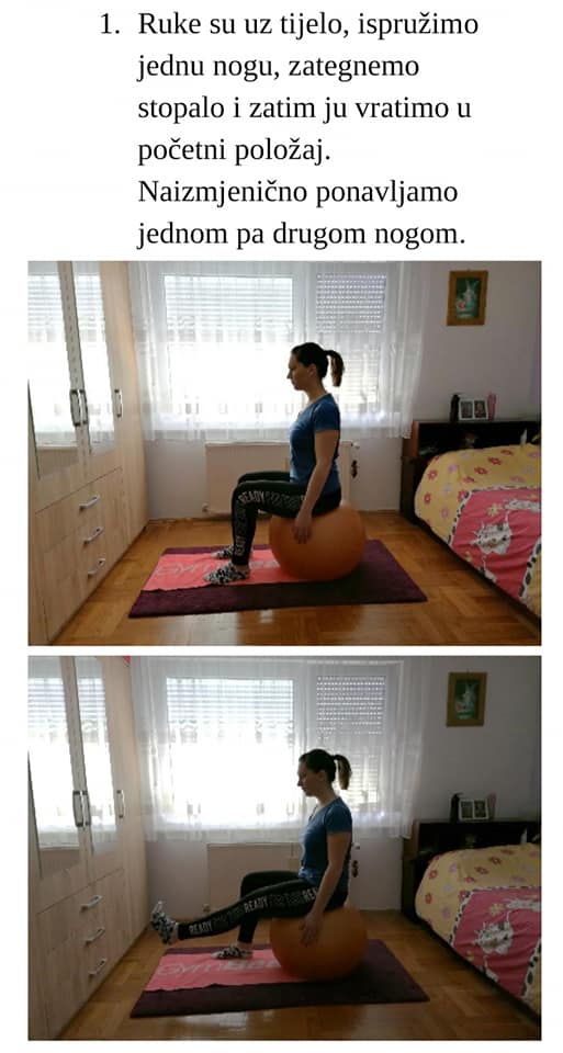 Vježba koordinacija 1 - korak 1