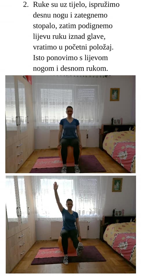 Vježba koordinacija 1 - korak 2