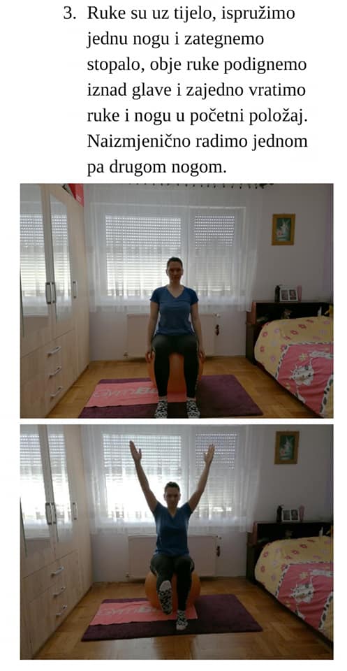 Vježba koordinacija 1 - korak 3