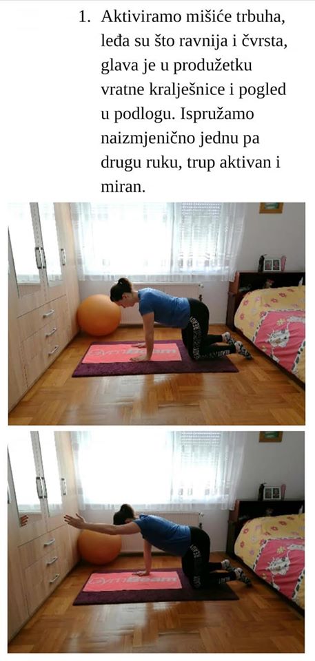 Vježba koordinacija 2 - korak 1