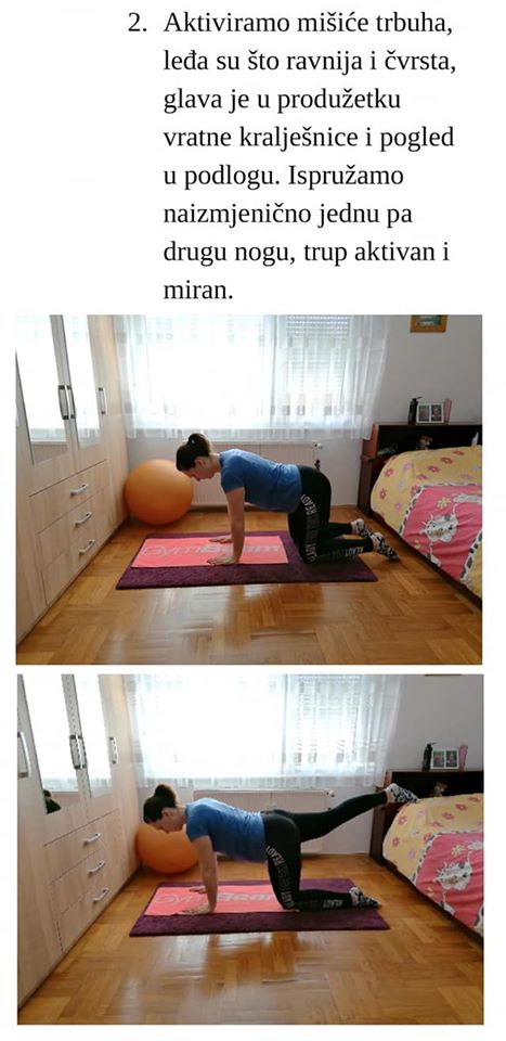 Vježba koordinacija 2 - korak 2