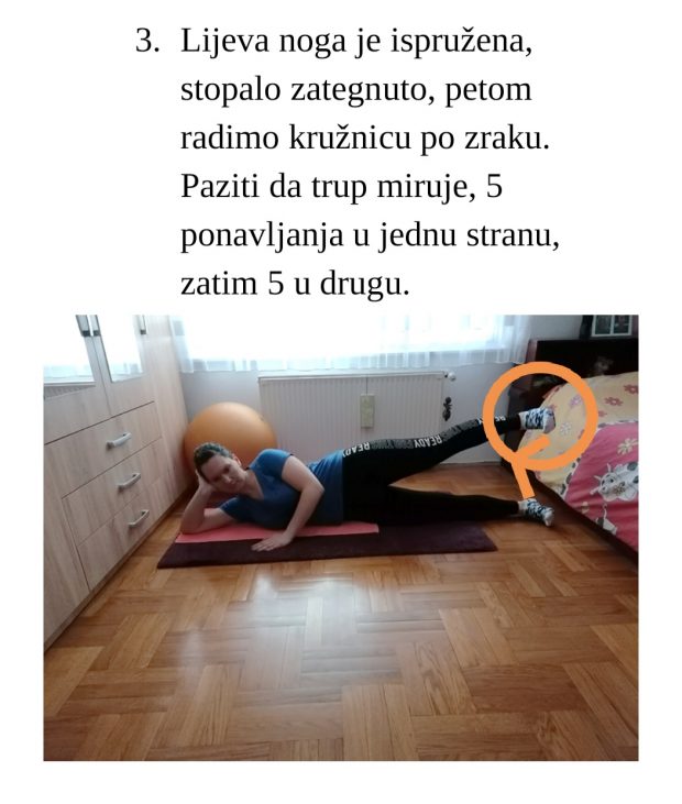 Vježba 2 za donje ekstremitete - korak 3
